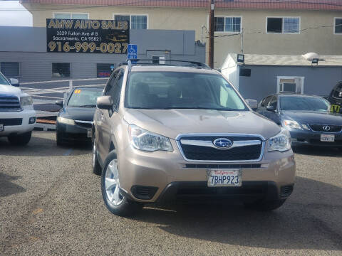 2014 Subaru Forester for sale at AMW Auto Sales in Sacramento CA