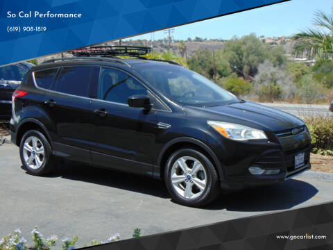2013 Ford Escape for sale at So Cal Performance in San Diego CA
