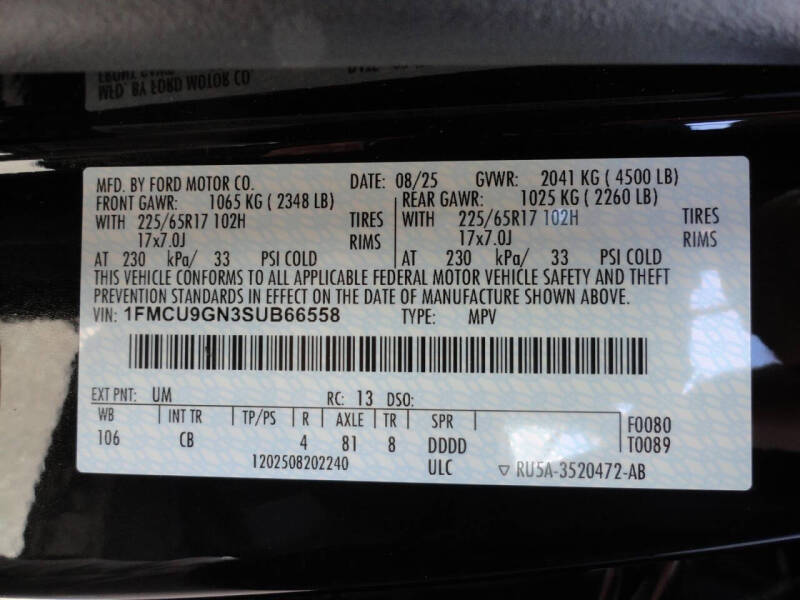 2025 Ford Escape Active