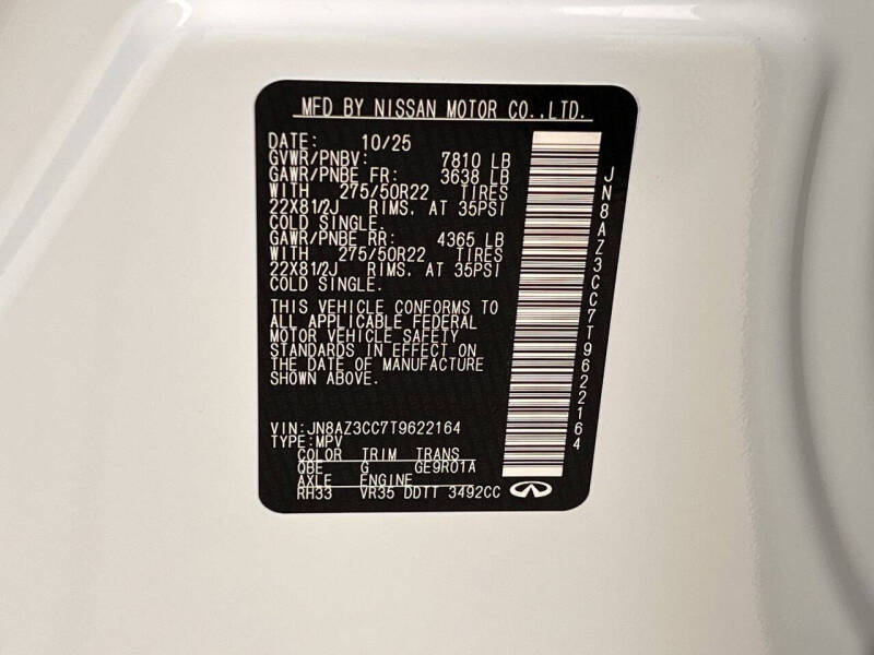 2026 Infiniti QX80 Autograph