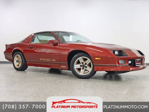 1987 Chevrolet Camaro for sale at Vanderhall of Hickory Hills in Hickory Hills IL