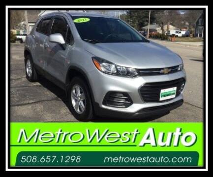 2017 Chevrolet Trax for sale at Metro West Auto in Bellingham MA