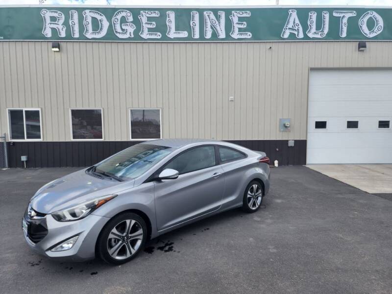 2014 Hyundai Elantra Coupe for sale at RIDGELINE AUTO in Chubbuck ID