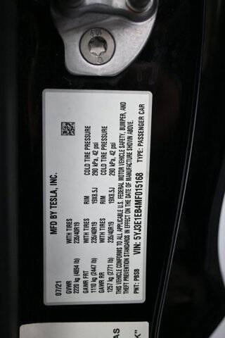 2021 Tesla Model 3 Long Range