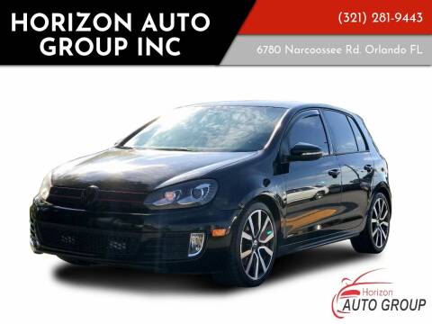 2012 Volkswagen GTI for sale at HORIZON AUTO GROUP INC in Orlando FL