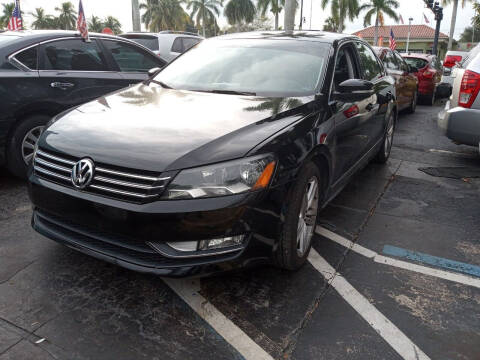 2015 Volkswagen Passat for sale at Blue Lagoon Auto Sales in Plantation FL