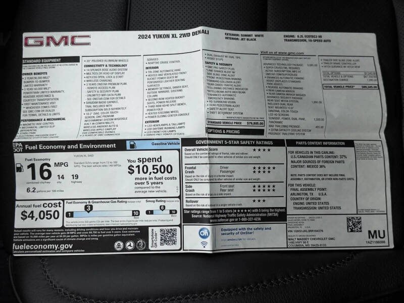 2024 GMC Yukon XL Denali