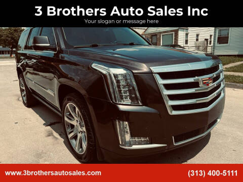 2015 Cadillac Escalade for sale at 3 Brothers Auto Sales Inc in Detroit MI