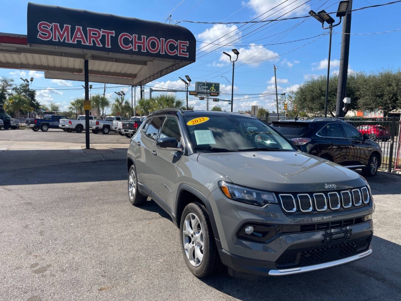 2022 Jeep Compass for sale at SMART CHOICE AUTO in Pasadena, TX