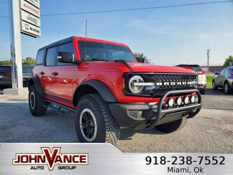 2022 Ford Bronco for sale at Vance Fleet Services in Guthrie OK