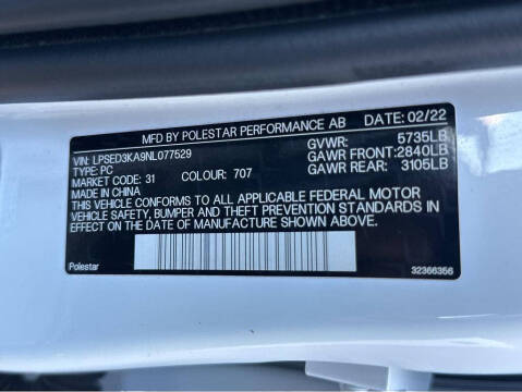 2022 Polestar 2 Long Range Dual Motor