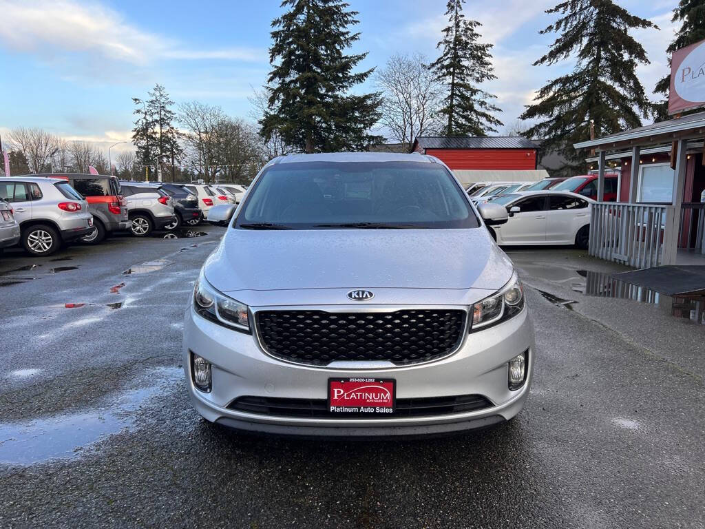 2016 Kia Sedona for sale at PLATINUM AUTO SALES INC in Lacey, WA