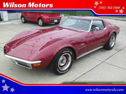 1971 Chevrolet Corvette for sale at Wilson Motors in Junction City KS