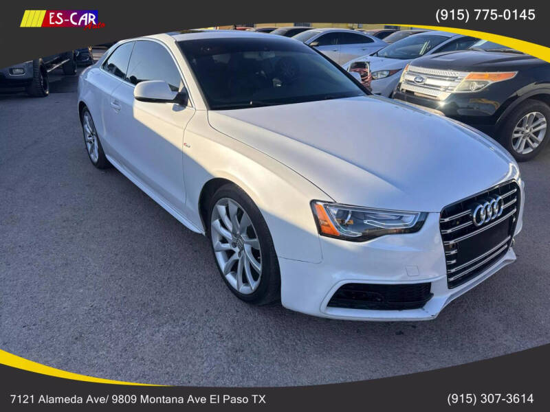 2016 Audi A5 for sale at Escar Auto in El Paso TX