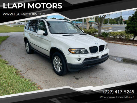 2004 BMW X5 for sale at LLAPI MOTORS in Hudson FL