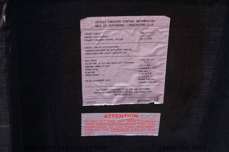 1989 Lamborghini Countach