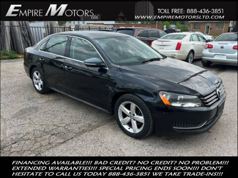 2012 Volkswagen Passat for sale at Empire Motors LTD in Cleveland OH