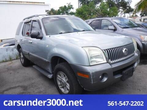 2005 Mercury Mountaineer for sale at Cars Under 3000 in Lake Worth FL
