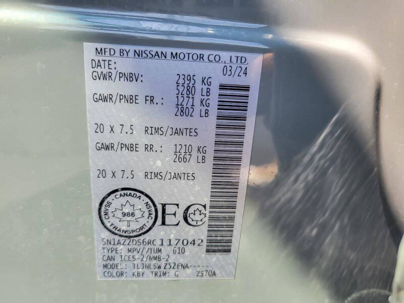 2024 Nissan Murano Platinum