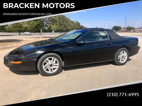 1994 Chevrolet Camaro for sale at BRACKEN MOTORS in San Antonio TX