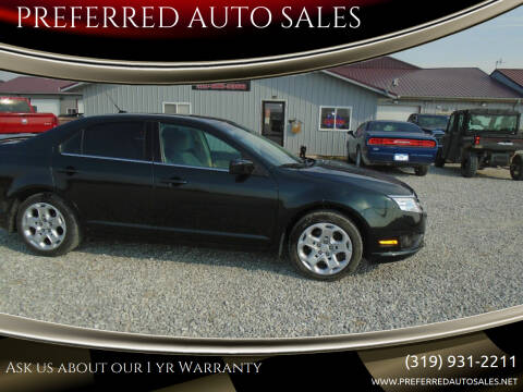 2010 Ford Fusion for sale at PREFERRED AUTO SALES in Lockridge IA