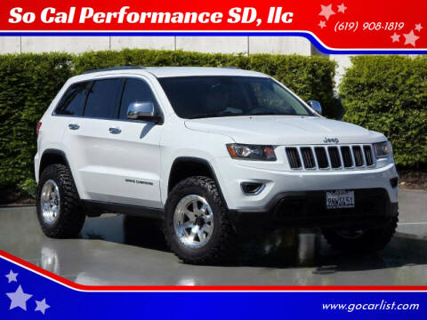 2015 Jeep Grand Cherokee for sale at So Cal Performance SD, llc in San Diego CA
