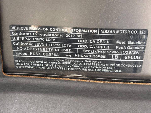 2017 Nissan Rogue