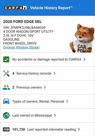 2020 Ford Edge SEL