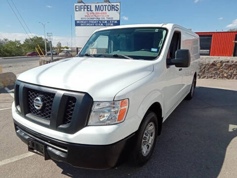 2018 Nissan NV for sale at Eiffel Motors in El Paso TX