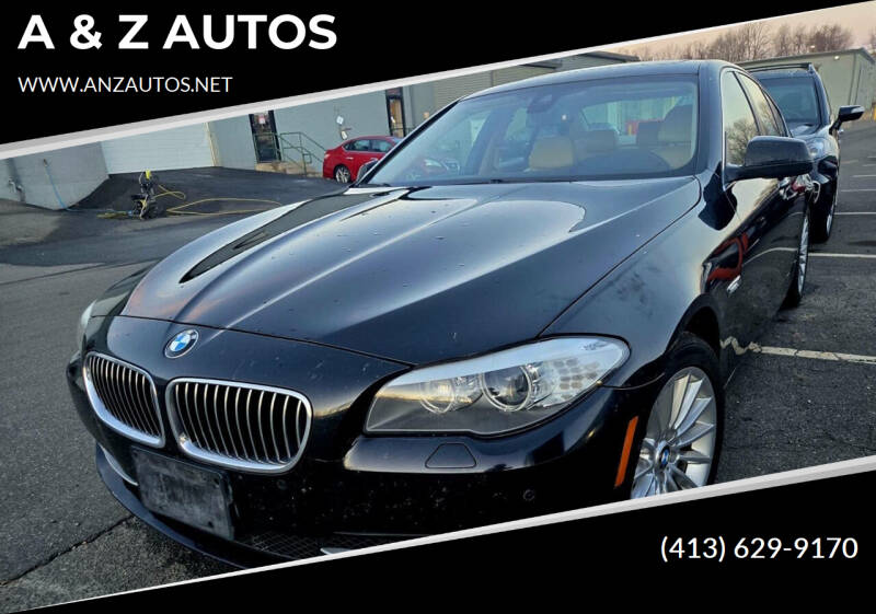 2013 BMW 5 Series for sale at A & Z AUTOS in Westfield MA