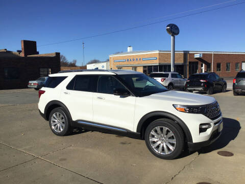 2021 Ford Explorer for sale at BARRY MOTOR COMPANY in Danbury IA