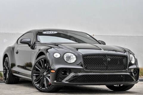 2022 Bentley Continental GT Speed