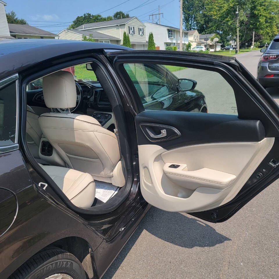 2015 Chrysler 200 for sale at Lucky One Auto Sales in Lafayette, NY