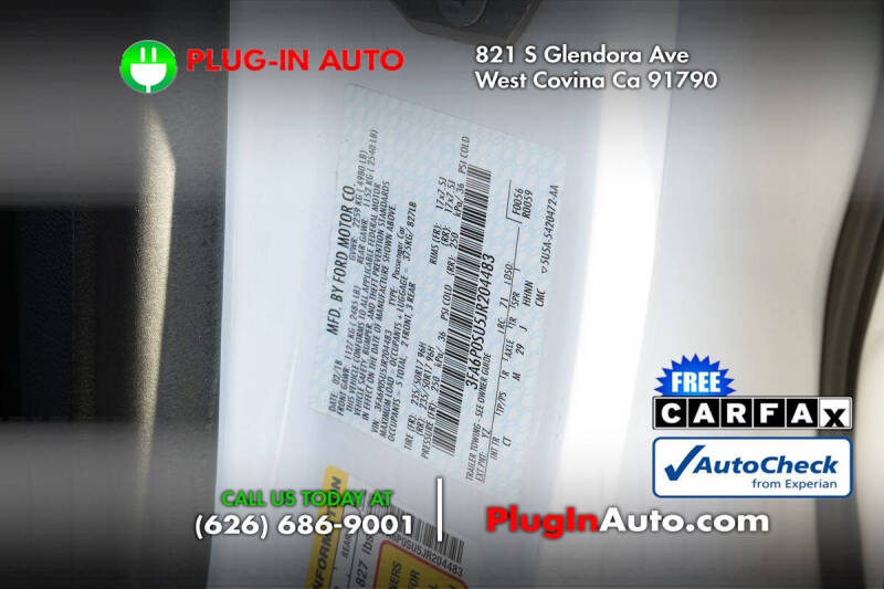 2018 Ford Fusion Energi Titanium