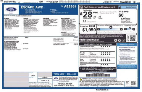2024 Ford Escape Active