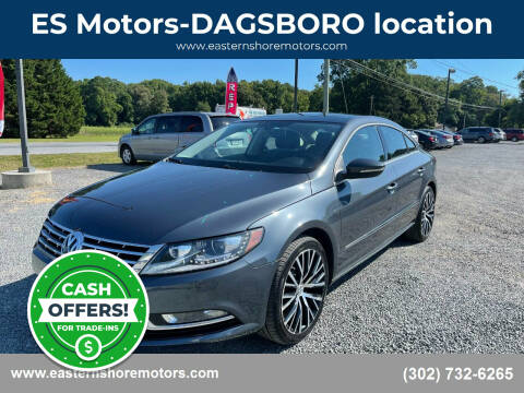 2014 Volkswagen CC for sale at ES Motors-DAGSBORO location in Dagsboro DE