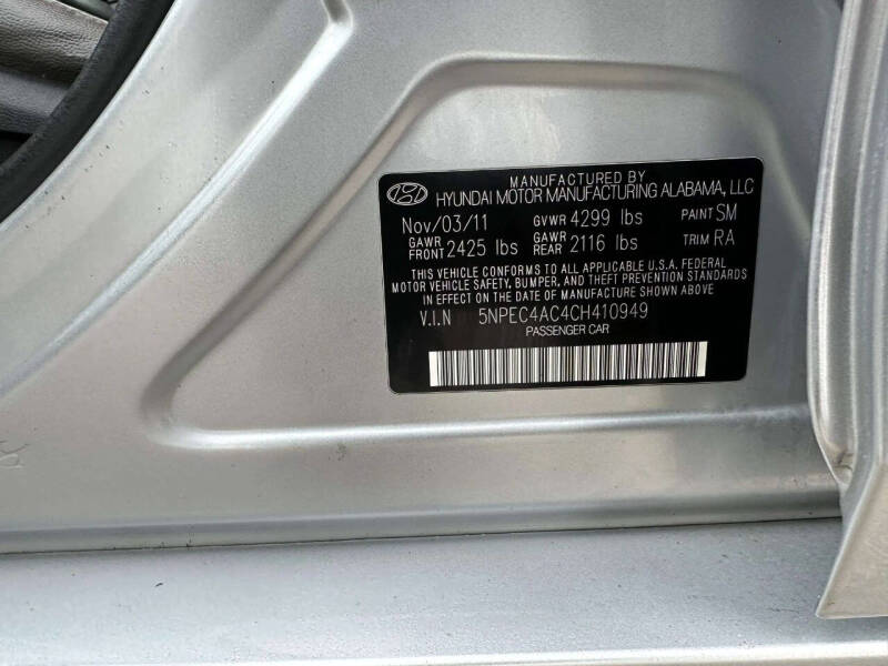 2012 Hyundai Sonata SE