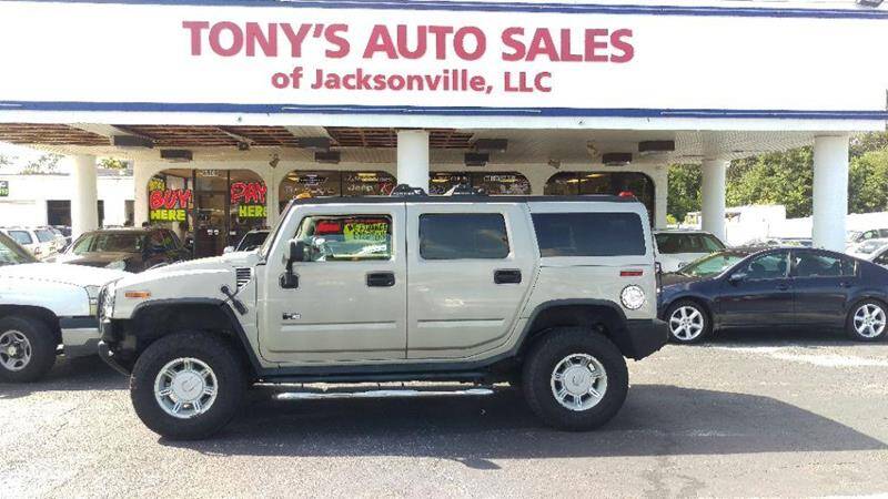 2003 HUMMER H2 for sale at Tony's Auto Sales in Jacksonville FL