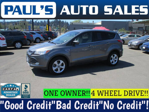 2014 Ford Escape for sale at Paul's Auto Sales in Eugene OR