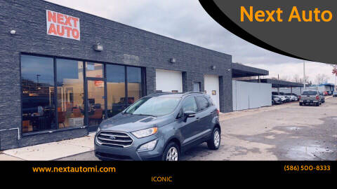 2020 Ford EcoSport for sale at Next Auto in Mount Clemens MI