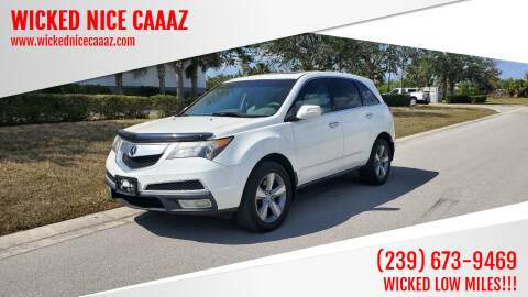 2011 Acura MDX for sale at WICKED NICE CAAAZ in Cape Coral FL