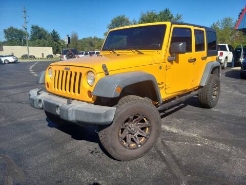 2013 Jeep Wrangler Unlimited for sale at Cruisin' Auto Sales in Madison IN