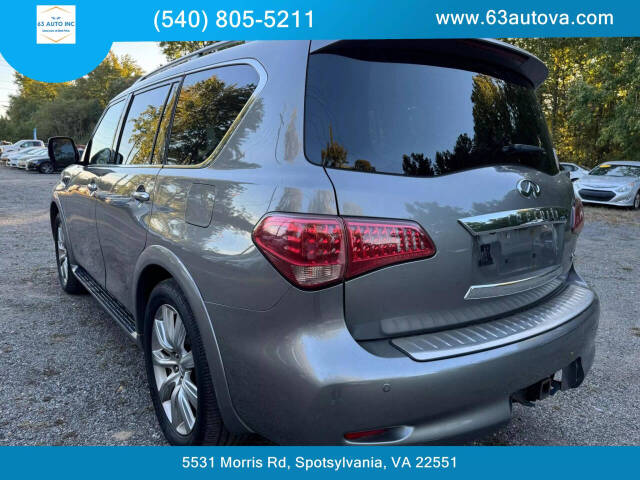 2013 INFINITI QX56 for sale at 63 Auto Inc in Spotsylvania, VA