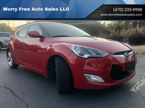 2013 Hyundai Veloster for sale at Worry Free Auto Sales LLC in Woodstock GA