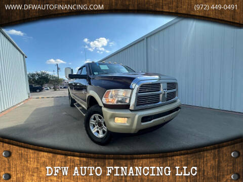 2012 RAM 3500 for sale at DFW AUTO FINANCING LLC in Dallas TX