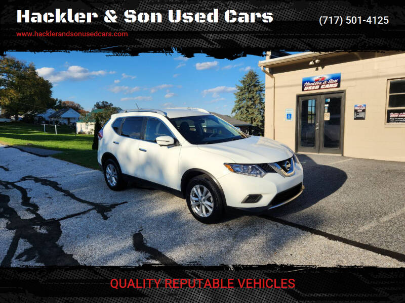 2016 Nissan Rogue for sale at Hackler & Son Used Cars in Red Lion PA