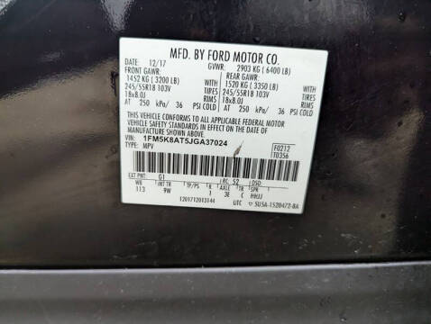 2018 Ford Explorer Police Interceptor Utility