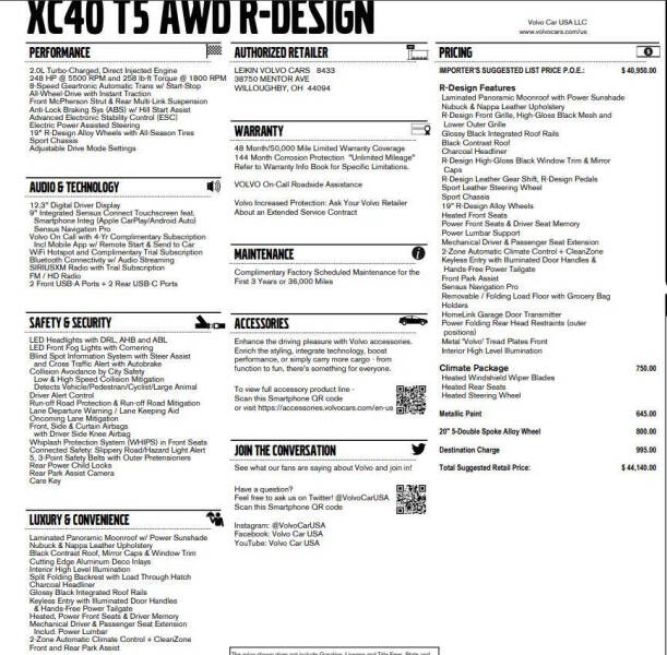 2021 Volvo XC40 T5 R-Design