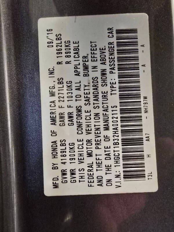 2017 Honda Accord LX-S