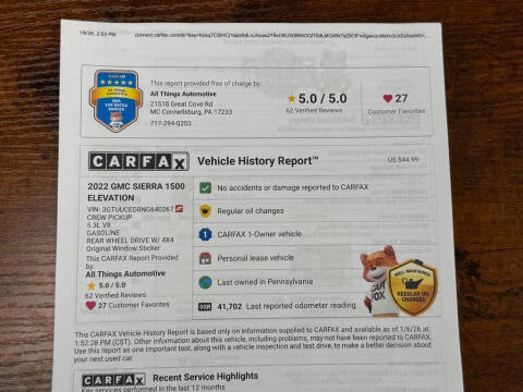 2022 GMC Sierra 1500